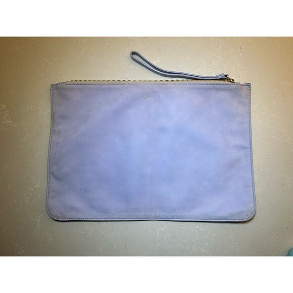 Blumarine purple clutch leather Italian leather‎ purse - Picture 1 of 13